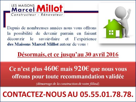 parrainage doublé aux maisons marcel millot