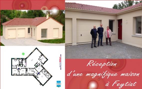 Maison plain pied double garage Feytiat
