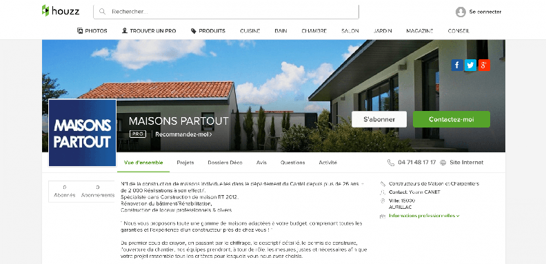 HOUZZ MAISONS PARTOUT