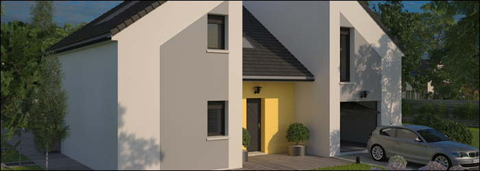 Concept 130 une maison en cube signée Maisons Franc Confort