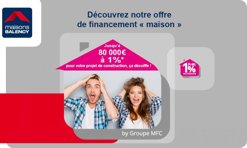 Prêt 1% Accession avec Maisons Balency