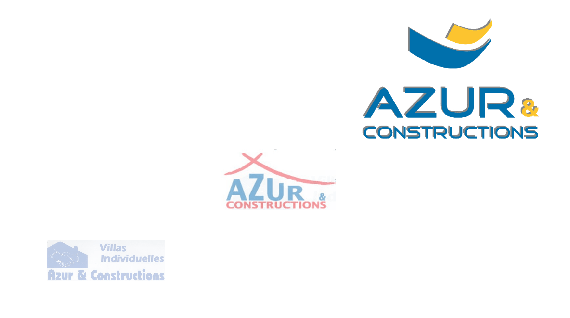 LOGOS AZUR ET CONSTRUCTIONS 25 ANS ANNIVERSAIRE