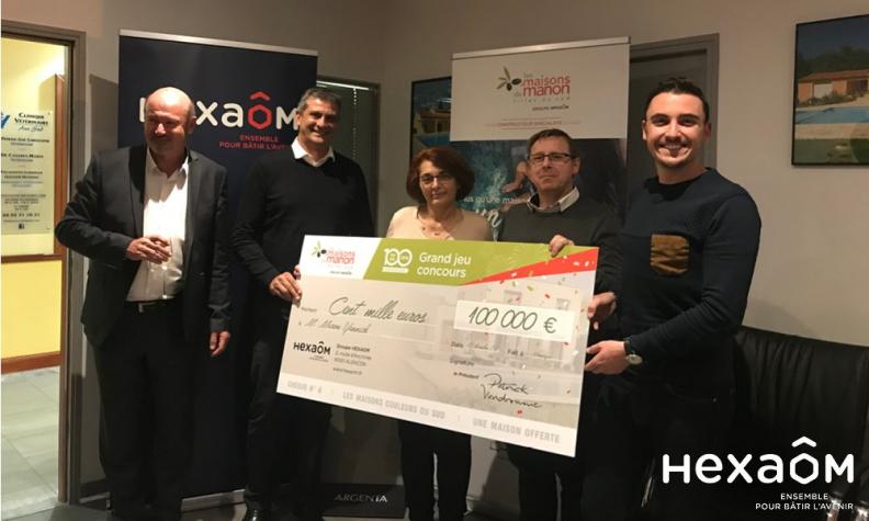 Gagnant maison offert novembre