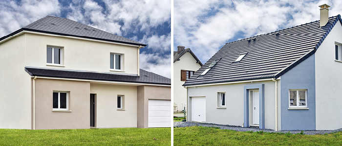 Le terrain d'une maison Balency