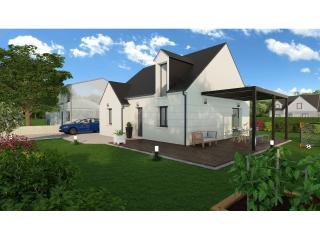 Maison &agrave; construire &agrave; Beaumont-la-Ronce (37360)