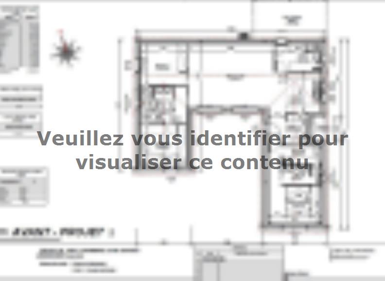 Plan de maison Maison 111M² - 3CH - 125BX210678 : Vignette 1