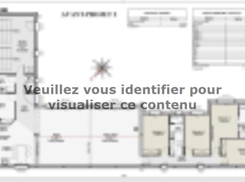 Plan de maison Maison 176m² - 4CH - Garage - 228BX190443 : Vignette 1
