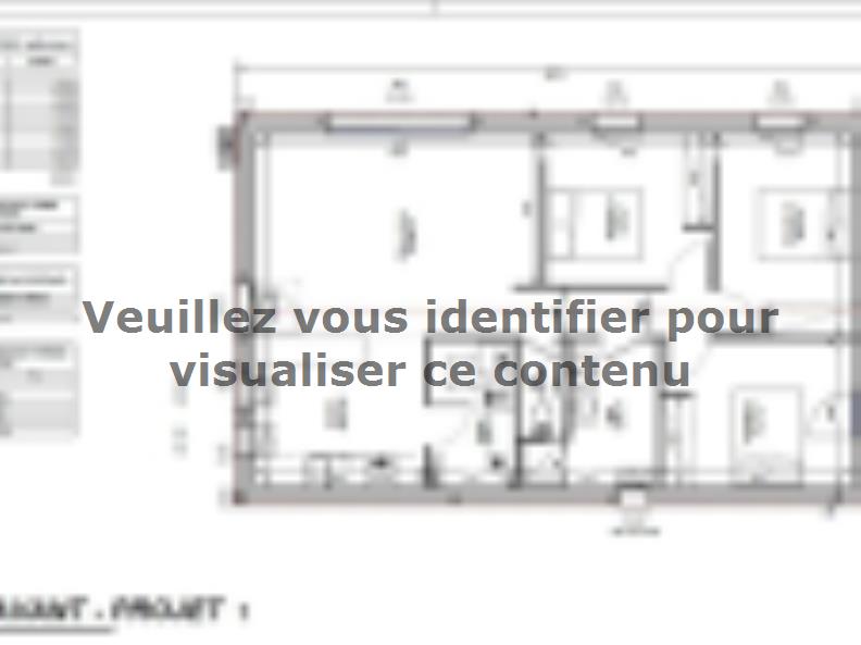 Plan de maison Maison 80m² - 3CH - 78BX211427 : Vignette 1