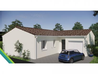 Modèle de maison Maison 91m² - 3CH - Garage - 108BX200165 3 chambres  : Photo 2