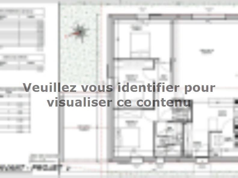 Plan de maison Maison 89m² - 3CH - 85BX22241 : Vignette 1