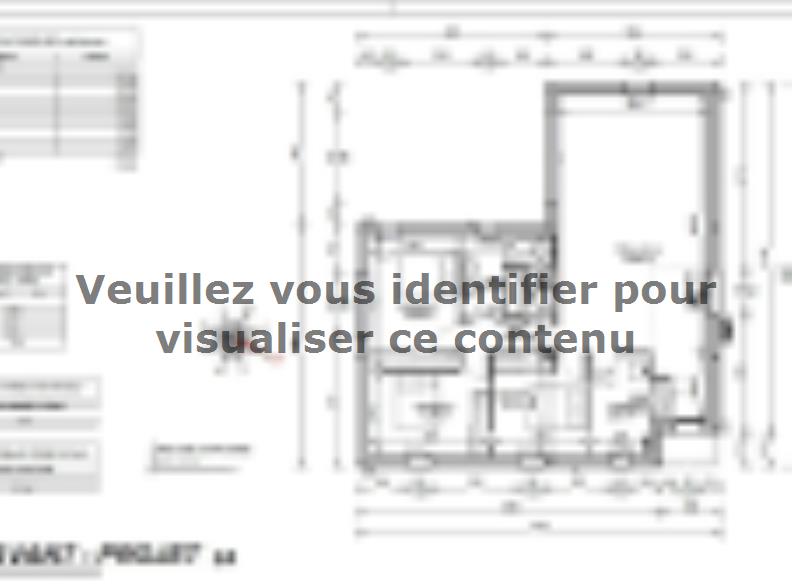 Plan de maison Maison 97m² - 3CH - 109BX212417 : Vignette 1