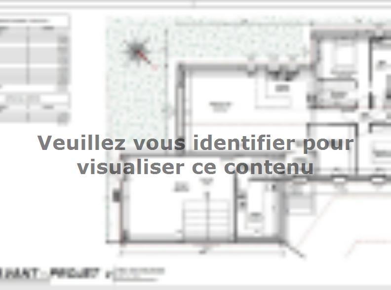 Plan de maison Maison 113m² - 3CH - Garage - 140BX212508 : Vignette 1