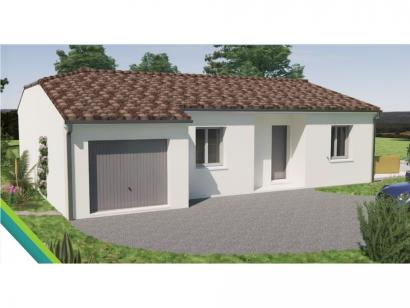 Modèle de maison Maison 77m² - 2CH - Garage - 86BX212524 2 chambres  : Photo 1
