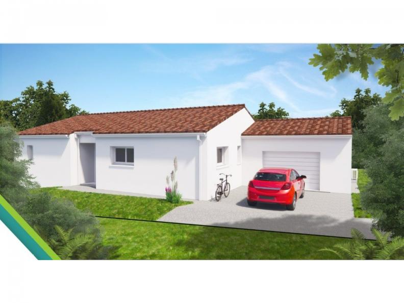 Modèle de maison Maison 123m² - 3CH - Garage - 153BX201405 : Vignette 1