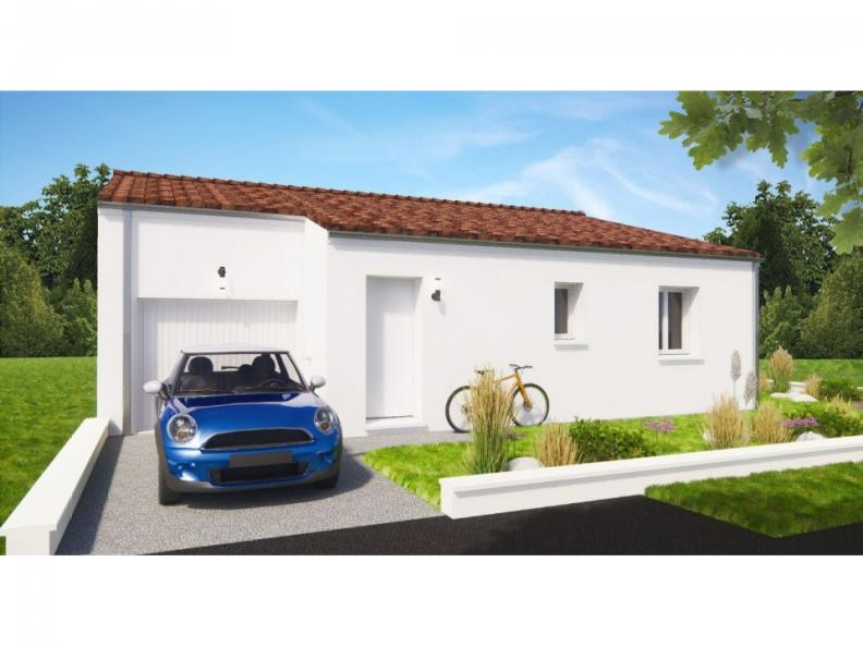 Modèle de maison Maison 84m² - 2CH - Garage - 86BX220523 : Vignette 1