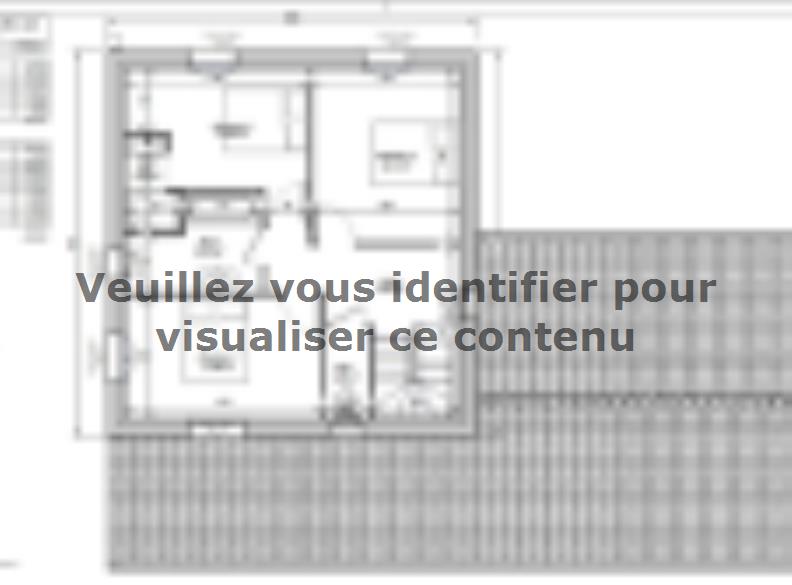 Plan de maison Maison 143m² - 5CH - Garage - 168BX220212 : Vignette 2
