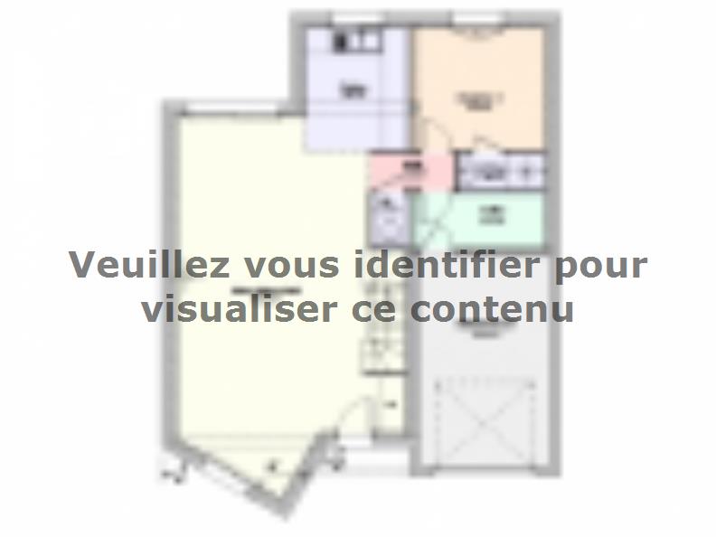 Plan de maison Maison Tendance - Trendy3 : Vignette 1