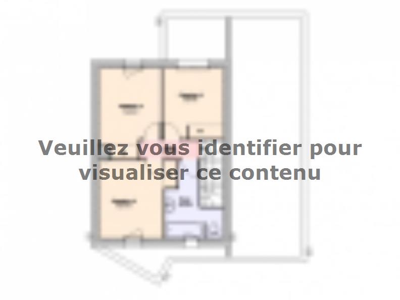 Plan de maison Maison Tendance - Trendy3 : Vignette 2