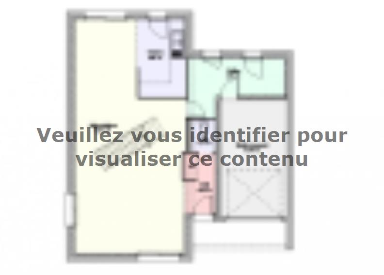 Plan de maison Maison Tendance - Trendy4 : Vignette 1