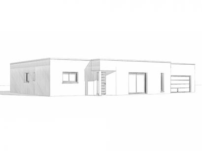 Modèle de maison Maison Contemporaine - Archi8 3 chambres  : Photo 2