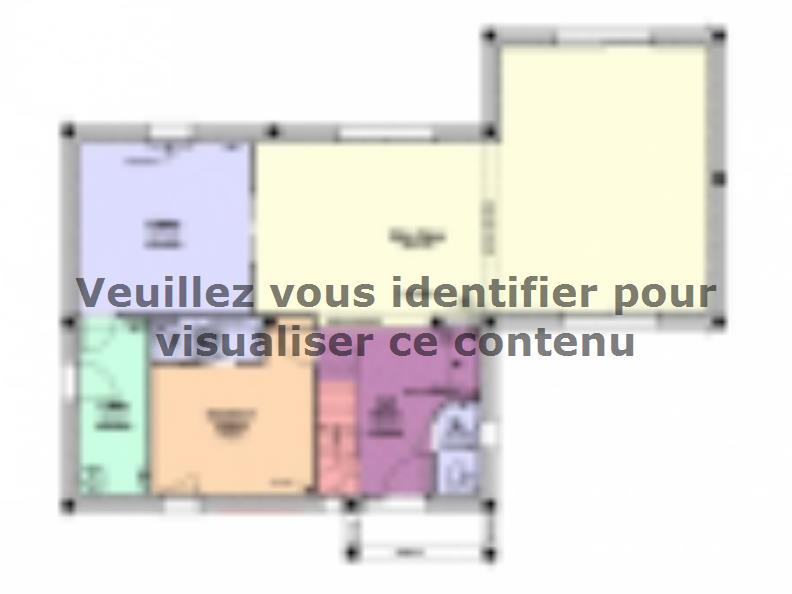 Plan de maison Maison Contemporaine - Archi25 : Vignette 1