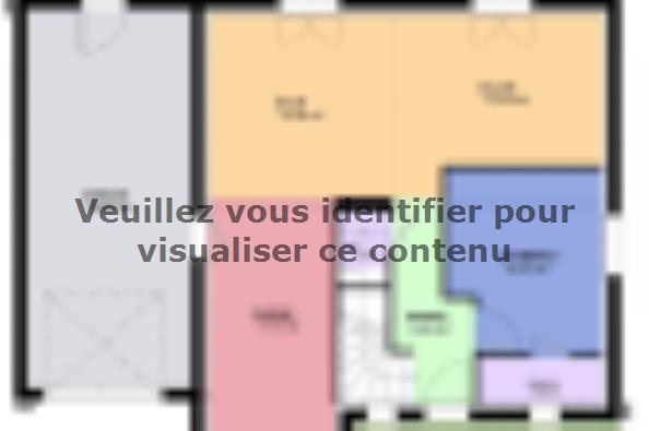 Plan de maison MYKONOS VS 3 chambres  : Photo 1
