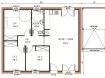Modèle de maison Avant-projet BRETTE LES PINS - 69 m2 - 3 Chambres 3 chambres  : Vignette 3