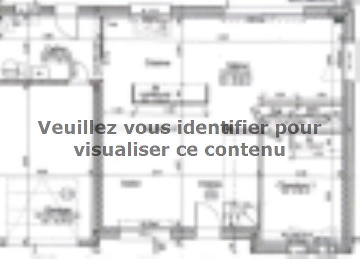 Plan de maison Avant-projet Fay - 105 m² - 4 chambres : Vignette 1